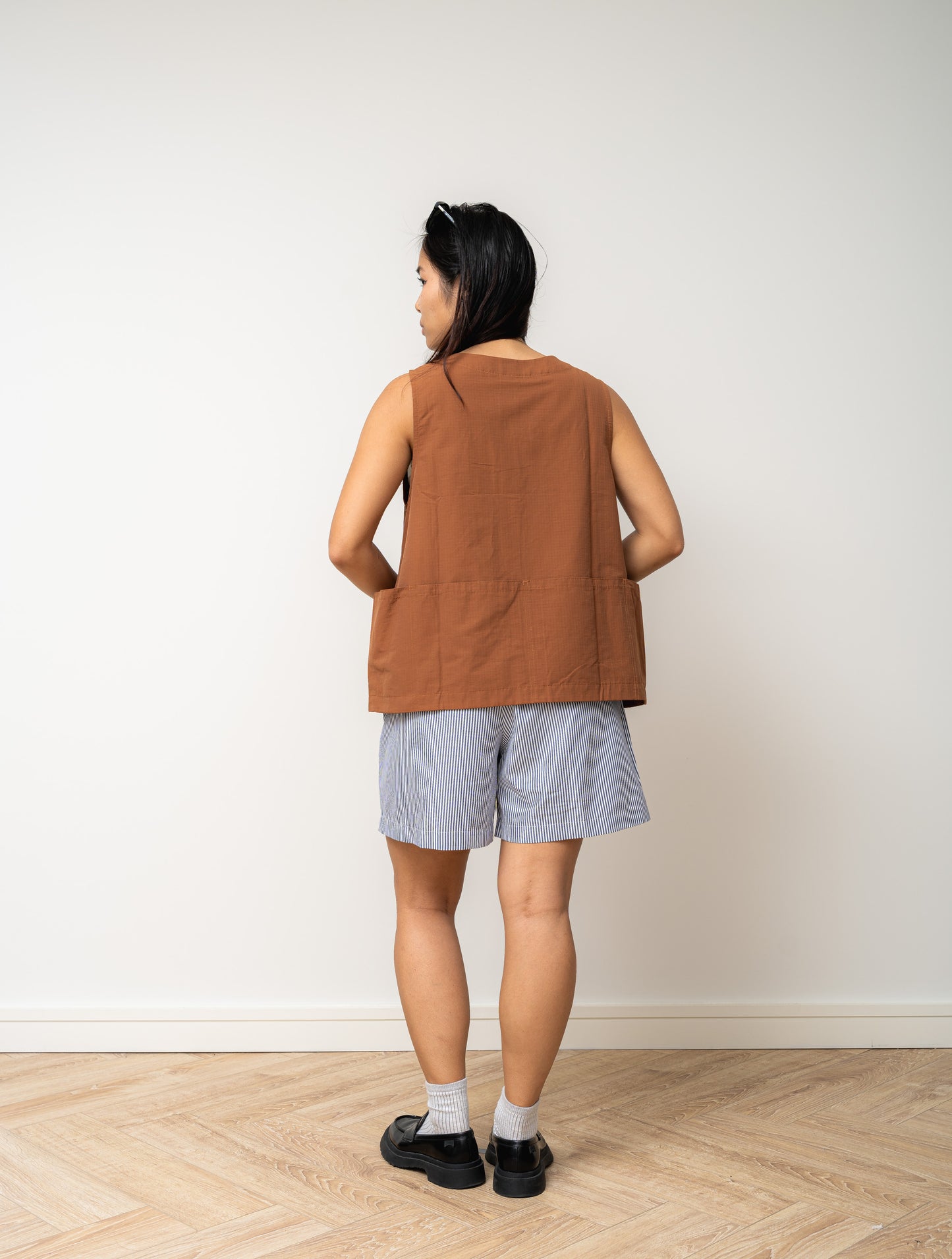 
                  
                    2 Way Pocket Vest Outerwear- Burnt Orange
                  
                