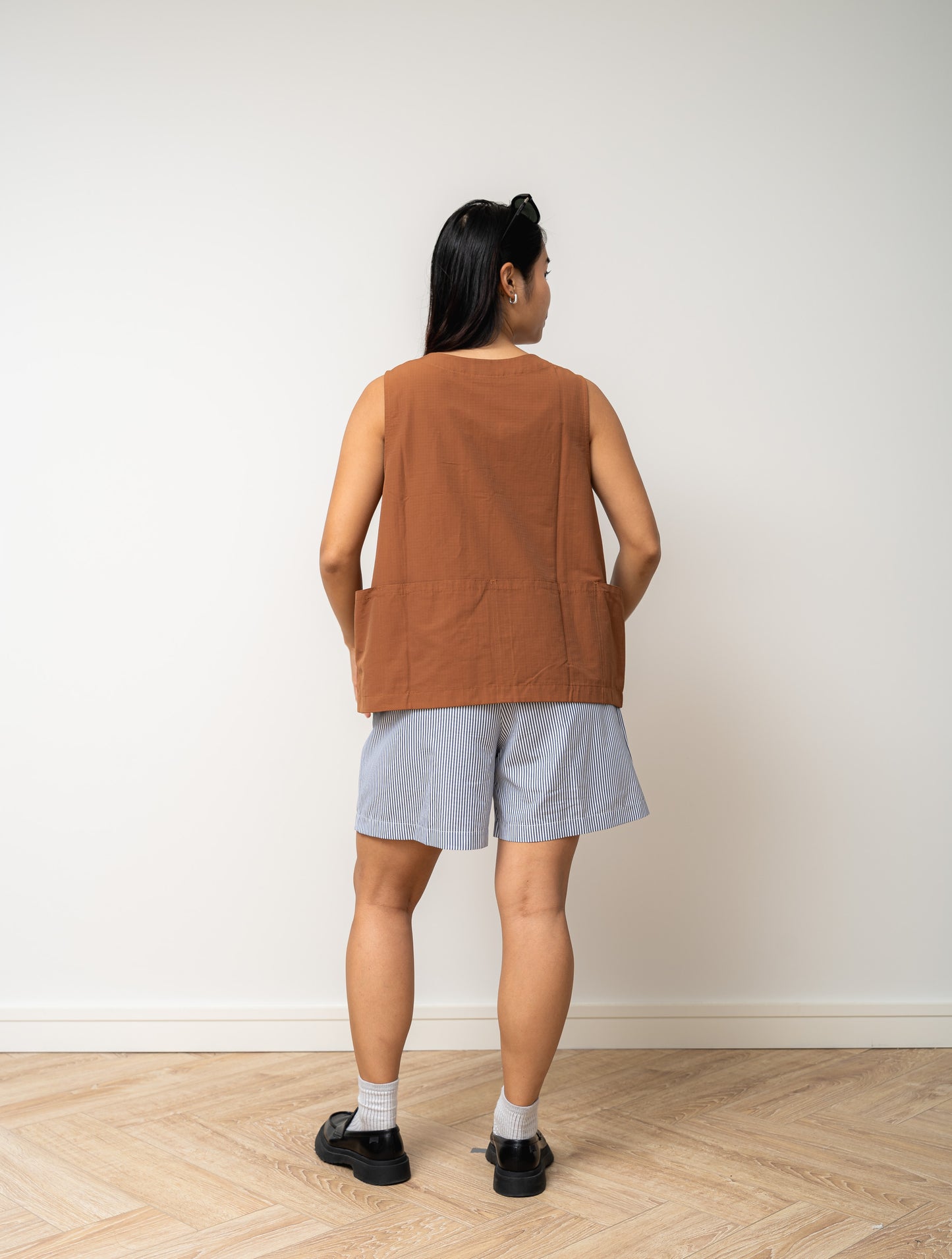 
                  
                    2 Way Pocket Vest Outerwear- Burnt Orange
                  
                